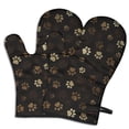 thumbnail image 1 of Cute Oven Mitts,Paw Print Oven Mitt 2-Pack Set,Kitchen Gloves for Oven,Heat Resistant Oven Mitts 7.7"x12", 1 of 7