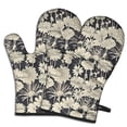 thumbnail image 1 of Cute Oven Mitts,Pioneer Flower Floral Print Pattern Oven Mitt 2-Pack Set,Kitchen Gloves for Oven,Heat Resistant Oven Mitts 7.7"x12", 1 of 7