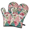 thumbnail image 1 of Cute Oven Mitts,Pioneer Flower Floral Print Pattern Oven Mitt 2-Pack Set,Kitchen Gloves for Oven,Heat Resistant Oven Mitts 7.7"x12", 1 of 7