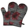 thumbnail image 1 of Cute Oven Mitts,Pioneer Flower Floral Print Pattern Oven Mitt 2-Pack Set,Kitchen Gloves for Oven,Heat Resistant Oven Mitts 7.7"x12", 1 of 7