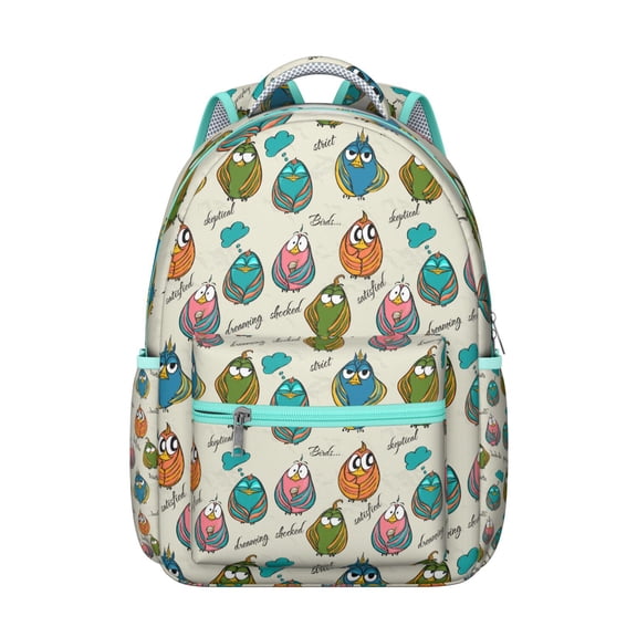Cute Owl Backpack for Student Durable Waterproof School Backpack with Big Eyes Owl Cartoon Pattern, Adjustable Straps, Breathable Padding, Perfect for School, Travel & Outdoor Activities