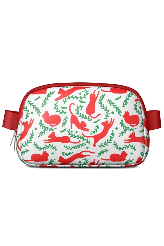 Fanny Pack for Women – Big Eyes Cartoon Owl Waist Bag with Night Pattern Design, Lightweight and Adorable Travel Belt Bag