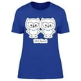 thumbnail image 1 of Cute Owl Little Boy Twins T-Shirt Women -Image by Shutterstock, Female 3X-Large, 1 of 2