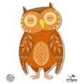 thumbnail image 1 of Cute Owl Woods Theme - 5" Vinyl Sticker - For Car Laptop I-Pad - Waterproof Decal, 1 of 1