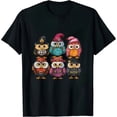 thumbnail image 1 of Cute Owls - Adorable Illustration - Owl Collection - Classic T-Shirt, 1 of 5