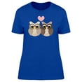 thumbnail image 1 of Cute Owls In Love T-Shirt Women -Image by Shutterstock, Female Large, 1 of 2