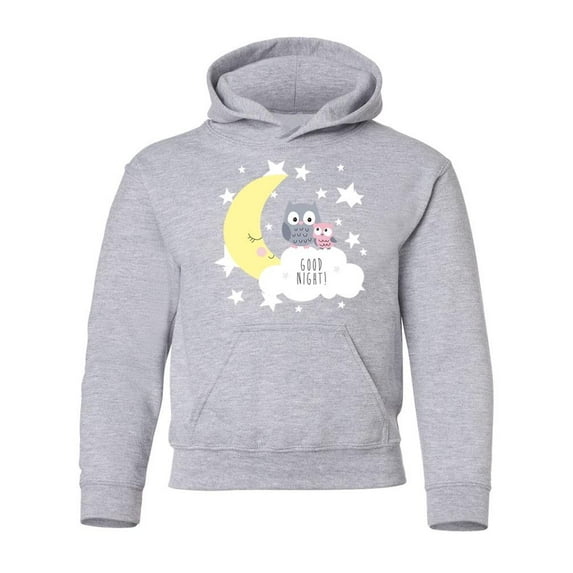 Cute Owls On The Clouds Hoodie Juniors -Image by Shutterstock, x-Large