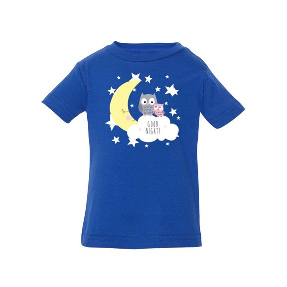 Cute Owls On The Clouds   T-Shirt Infant -Image by Shutterstock,  6 Months