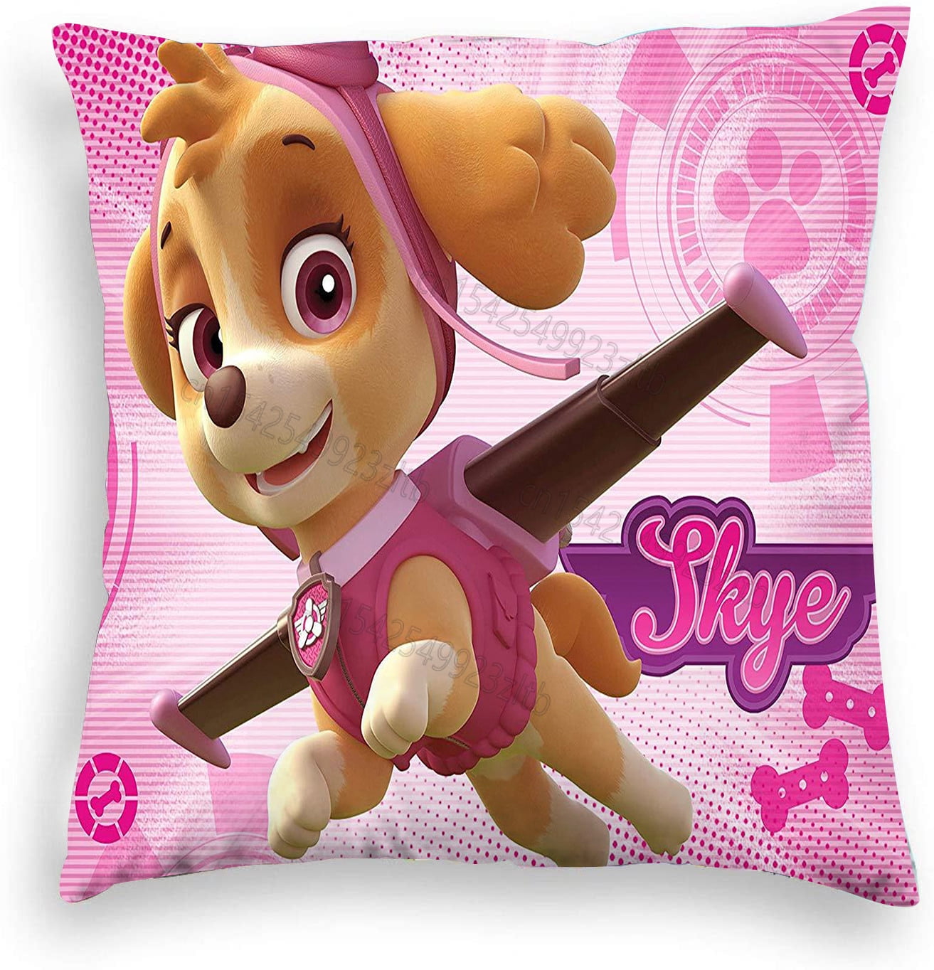 Cute PAW Patrol Pillow Cover Case Car Sofa PillowCover Anime Figure Cartoon Skye Chase Kids