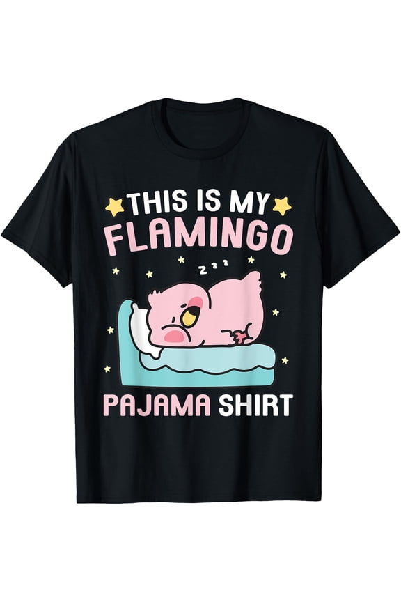 Cute PJ Teen Boys Girls PJs Funny This Is My Flamingo Pajama T-Shirt