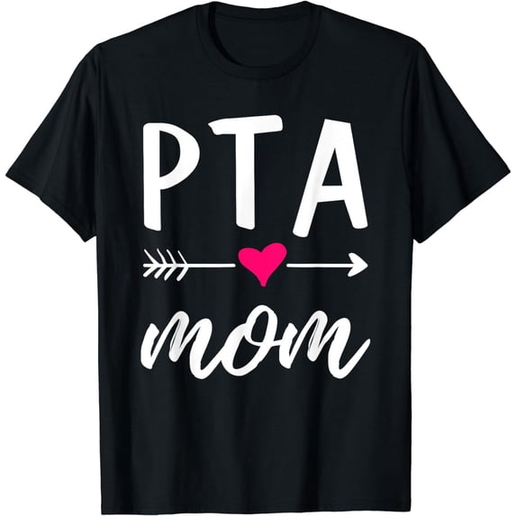 Cute PTA Mom Heart Symbol T-Shirt