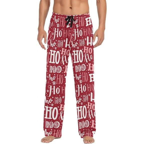 CROPD Cute Pajama Pants Mens Lounge Pants Super Soft Men Pajama Bottoms with Pockets Drawstring