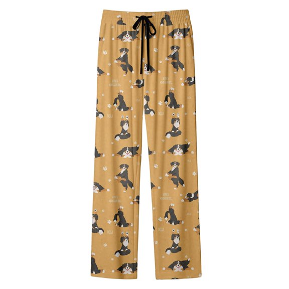 Cute Pajama Pants Pajama Pants Women's Cozy Wide Leg Comfy Casual Lounge Yoga Capri Pants Pjs Pants Women Khaki L