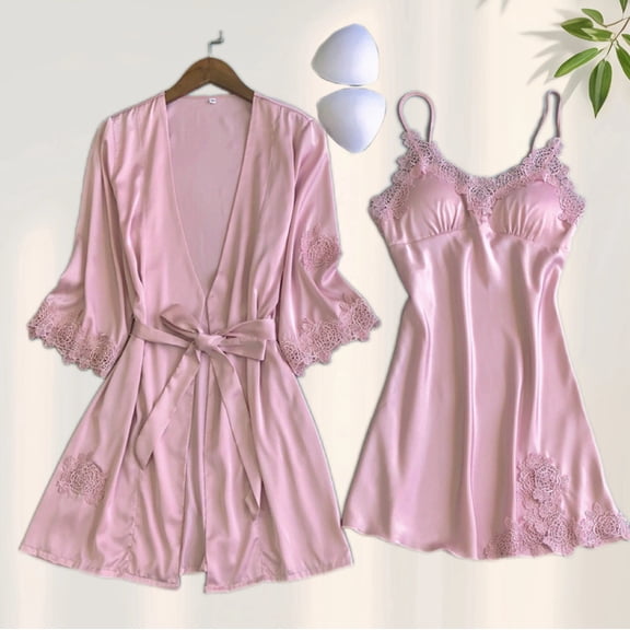 Cute Pajama Set for Women, Short Sleeve Top and Shorts Two-Piece Loungewear, Comfortable Sleepwear for Sleepovers, Dorm and Cozy Nights In Pink S