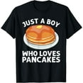 thumbnail image 1 of Cute Pancake Art Men Boys Pancake Maker Flapjack Pancakes T-Shirt, 1 of 4