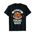 thumbnail image 1 of Cute Pancake Design For Men Women Pancake Maker Dessert Food T-Shirt, 1 of 5