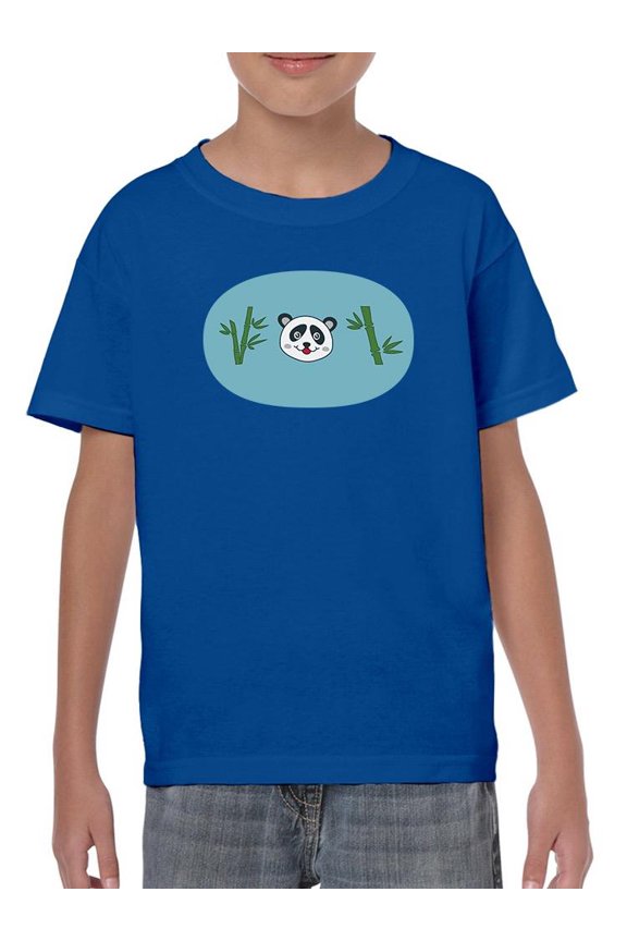 Cute Panda And Bamboo T-Shirt Juniors -Image by Shutterstock,  Small