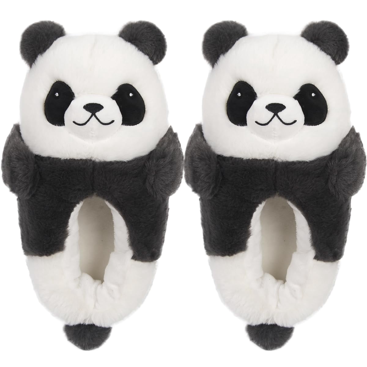 Tofu the Panda Fuzzy Slippers for Women | Oooh Yeah! Socks