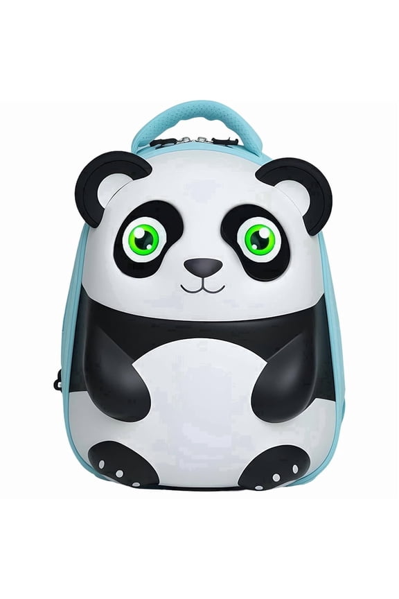 Cute Panda Cartoon Hard Shell School Bag, Waterproof Lightweight Smart LED Digital Display