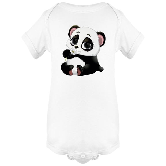 Cute Panda Bear   Bodysuit Infant -Image by Shutterstock,  6 Months