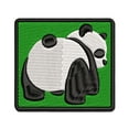 thumbnail image 1 of Cute Panda Bear Butt Behind Applique Multi-Color Embroidered Hook & Loop Patch - 2.5 Inch Small, 1 of 5