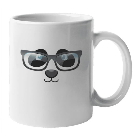 Cute Panda Bear Face in Ceramic Coffee & Tea Mug Cup & Kitchen Stuff (11oz)