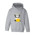 thumbnail image 1 of Cute Panda Bear Opening Present Hoodie Toddler -Image by Shutterstock,  5 Toddler, 1 of 4