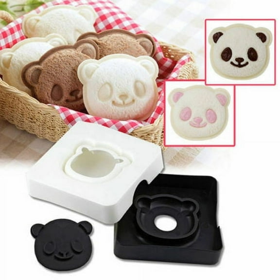 Cute Panda Bear Sandwich Pocket Maker Bread Toast Mold Mould Cutter Stamp