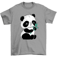 thumbnail image 1 of Cute Panda Bear T-Shirt Men Women, 1 of 2