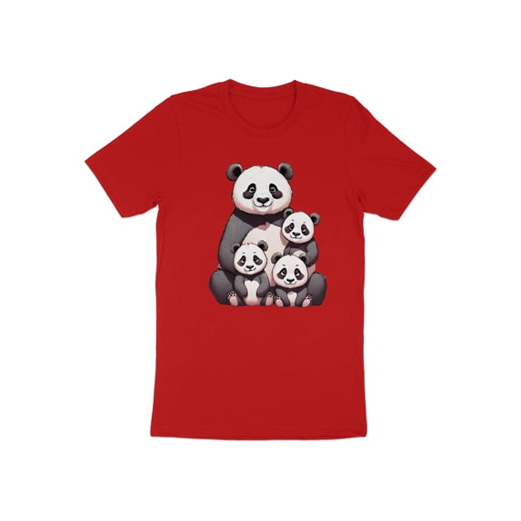 Cute Panda Bear and Cubs Family Mom Mother Gift Women Wife T-Shirt Mom Mama Panda Bear Cubs Birthday Holiday Present Men Women Kids Tshirt