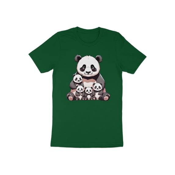 Cute Panda Bear and Cubs Family Mom Mother Gift Women Wife T-Shirt Mom Mama Panda Bear Cubs Birthday Holiday Present Men Women Kids Tshirt