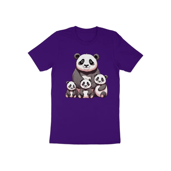 Cute Panda Bear and Cubs Family Mom Mother Gift Women Wife T-Shirt Mom Mama Panda Bear Cubs Birthday Holiday Present Men Women Kids Tshirt