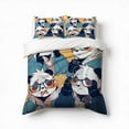 thumbnail image 1 of Cute Panda Bedding Set 3 Pcs Soft Microfiber Quilt Cover For Bedroom Decor, Comforter Cover With 2 Pillowcase, 1 of 5