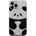 thumbnail image 1 of Cute Panda Black and White Hard Case  for iPhone (White,iPhone 13 Pro Max), 1 of 6