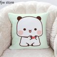 Cute Panda Bubu and Dudu Printed Pillow Cases Kawaii Cartoon Anime Sofa