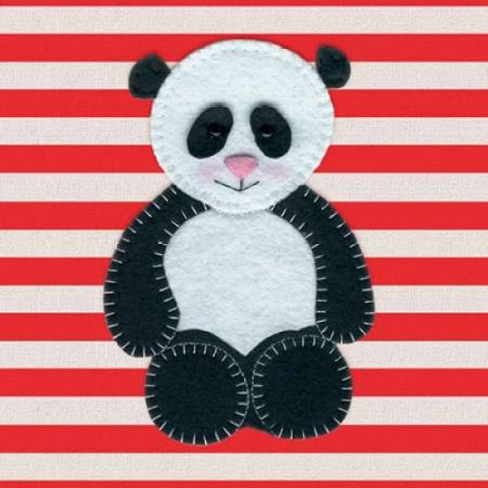 Cute Panda Canvas Art - Catherine Colebrook (24 x 24)