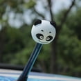thumbnail image 1 of Cute Panda Car Antenna Aerial Ball EVA Topper Truck SUV Pen Decor Gift Toy, 1 of 8