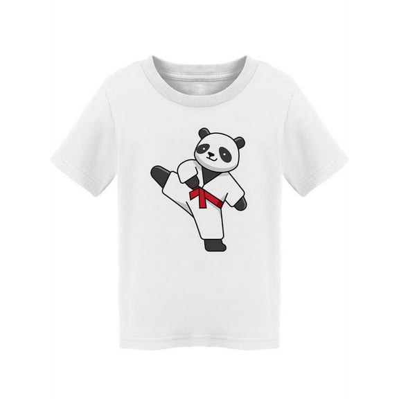 Cute Panda Doing Karate T-Shirt Toddler -Image by Shutterstock,  3 Toddler