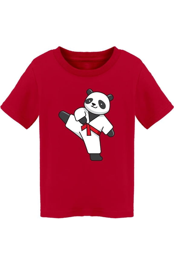Cute Panda Doing Karate T-Shirt Toddler -Image by Shutterstock, 4 Toddler