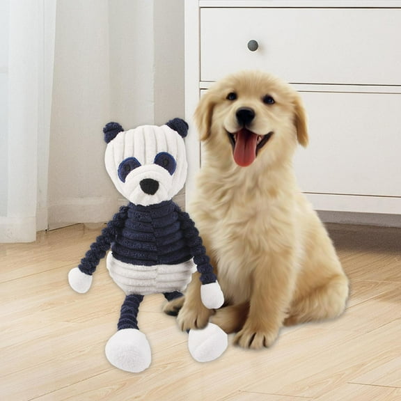 Cute Panda Doll Soft Dog Chewing Toy for Cats Dogs Training Pets Accessories