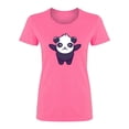 thumbnail image 1 of Cute Panda Graphic Shaped Tee Women's -Image by Shutterstock, 1 of 2