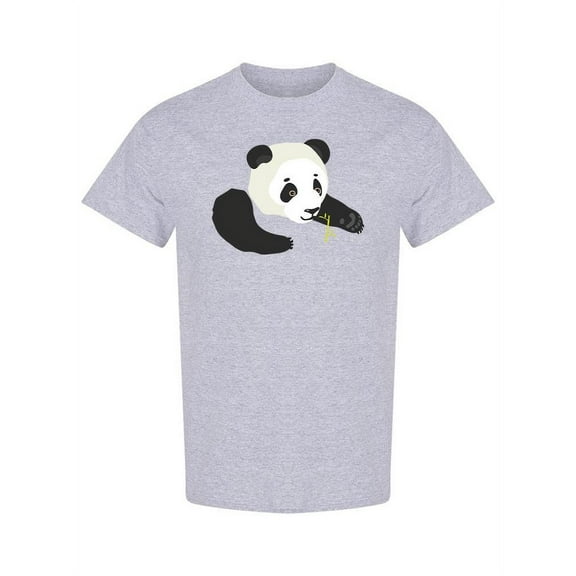 Cute Panda Head Design T-Shirt Men -Image by Shutterstock, Male Large