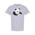 thumbnail image 1 of Cute Panda Head Design T-Shirt Men -Image by Shutterstock, Male Medium, 1 of 2