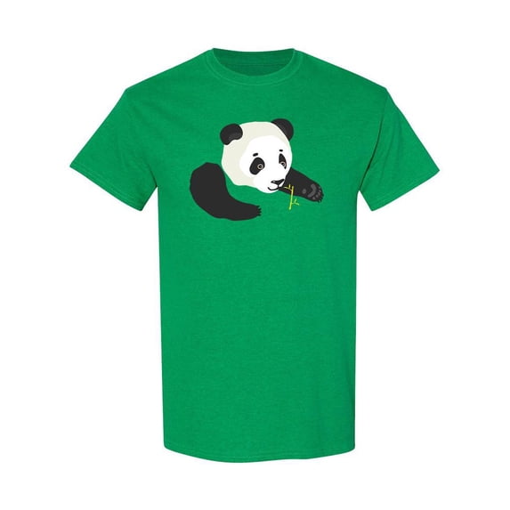 Cute Panda Head Design T-Shirt Men -Image by Shutterstock, Male Medium
