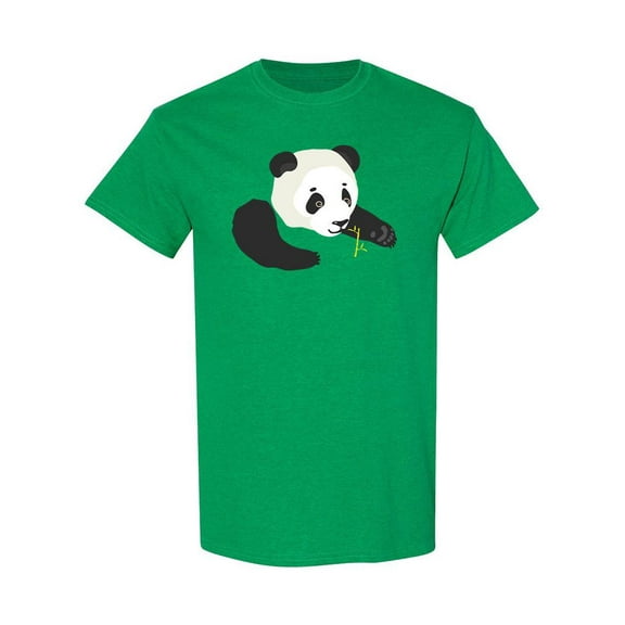 Cute Panda Head Design T-Shirt Men -Image by Shutterstock, Male XX-Large