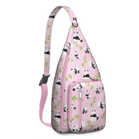 Cute Panda Hiking Backpack with Bamboo Print – Lightweight, Adjustable Straps, Durable and Stylish for Outdoor Adventures – Perfect for Panda Lovers, Nature Enthusiasts, and Travel!