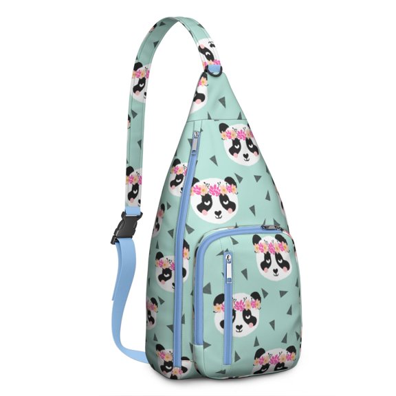 Cute Panda Hiking Backpack with Bamboo Print – Lightweight, Adjustable Straps, Durable and Stylish for Outdoor Adventures – Perfect for Panda Lovers, Nature Enthusiasts, and Travel!