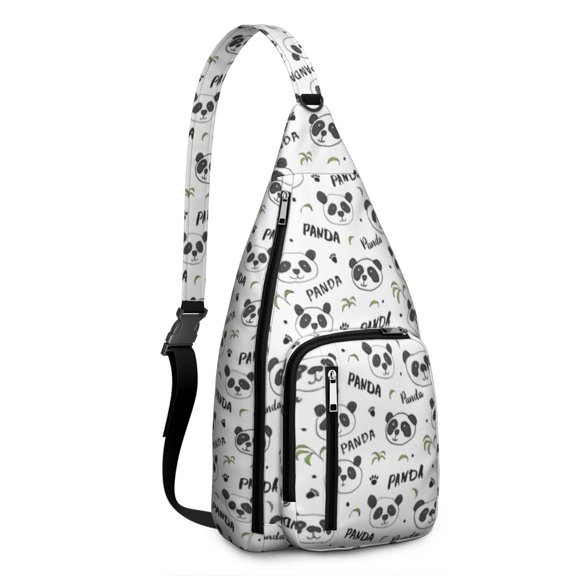 Cute Panda Hiking Backpack with Bamboo Print – Lightweight, Adjustable Straps, Durable and Stylish for Outdoor Adventures – Perfect for Panda Lovers, Nature Enthusiasts, and Travel!
