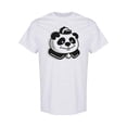 thumbnail image 1 of Cute Panda In A Cap T-Shirt Men -Image by Shutterstock, Male Large, 1 of 2