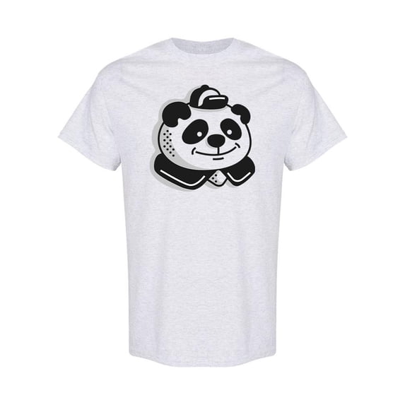 Cute Panda In A Cap T-Shirt Men -Image by Shutterstock, Male Large